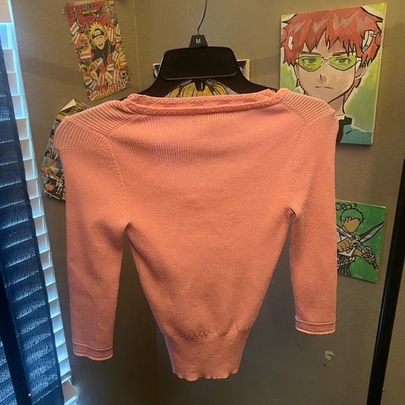 cute pink banana republic fitted shirt - Picture 3 of 5